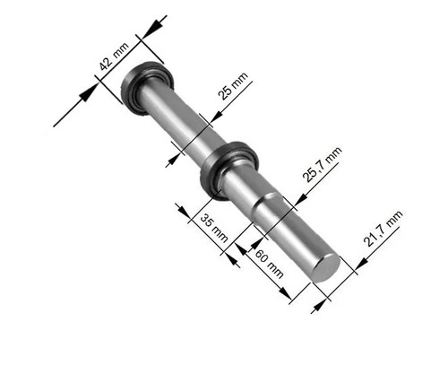 Pin axe support monobras - pin-h, de