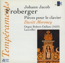FROBERGER  pièce pour le clavier DAVITT MORONEY - ORGUE ROBERT-DALLAM