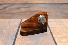 Lhassa Apso - Support De Bougie En Bois Avec L'Image D'Un Chien, Art Dog DE