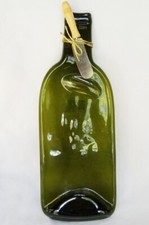 NEW Flat GREEN Glass BOTTLE