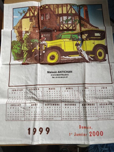 Calendrier tissus torchon - , 1999