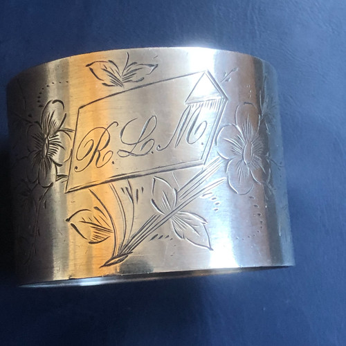 Ancien rond serviette en - ancien,
