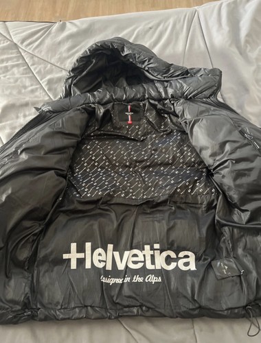 Helvetica doudoune homme noire