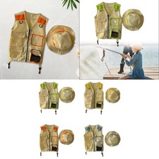 Kids Explorer Vest Costume de camping pour enfants pour les filles en plein