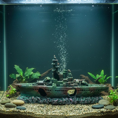 épave bateau aquarium - Épave,