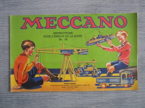 Meccano manuel instructions - meccano:, d'instructions