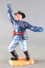 Timpo - Us cavalerie (Nordiste) 2ème série (tête 2 pièces) - Piéton officier bra