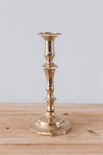 Bougeoir en Laiton Doré