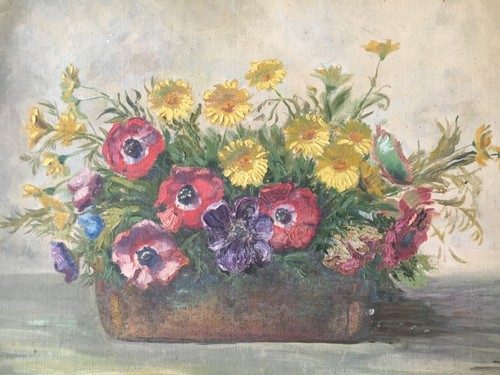 Ancien tableau peinture - ancien, huile