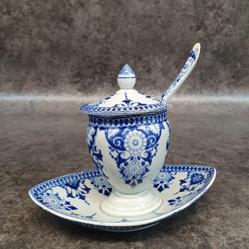 Rare moutardier faience de - moutardier,