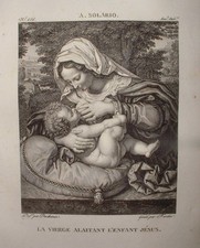 QSD 656 BURIN XIXe LA VIERGE