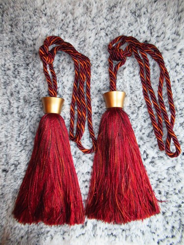 Paire embrasses pompon - paire,