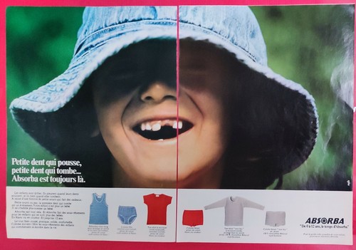 Publicité presse vêtement - publicité,