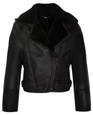Veste De Vol En Cuir En Laine