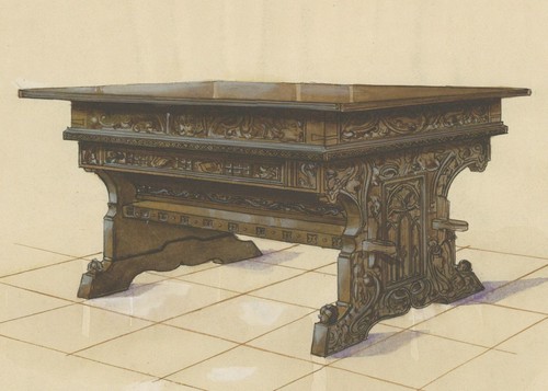 Ecole italienne table xvie - italienne,