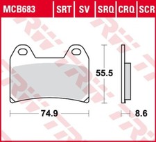 PLAQUETTES DE FREIN ZF KH244