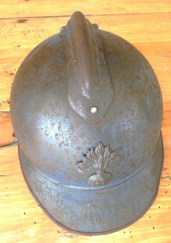 Casque francais bleu horizon - casque,