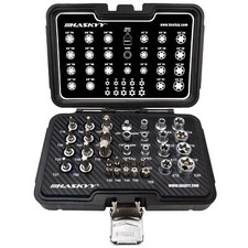 35 Pièces Jeu Coffret Douille Torx Jeu d'Écrous E4-E20 Jeu Douille Torx T10-T...