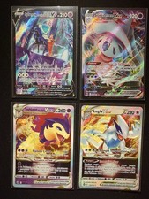 Lot De 4 Cartes Pokémon V Star Et V Max. Bloc Épée Bouclier