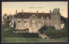 CPA Vendeuvre, Le Château 