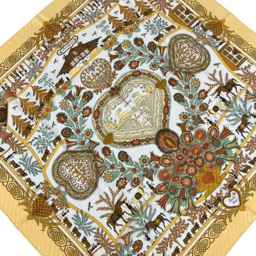 Foulard hermès soie - hermès,