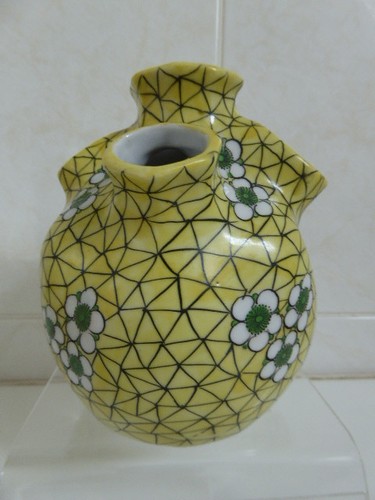 Vase pique fleurs - pique-fleurs, faience