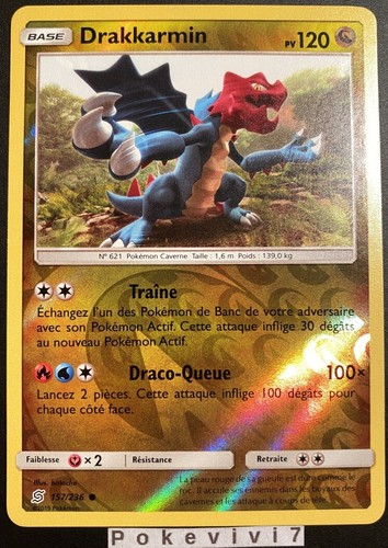 Carte pokemon drakkarmin - carte,