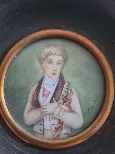 Peinture miniature portrait - miniature, du