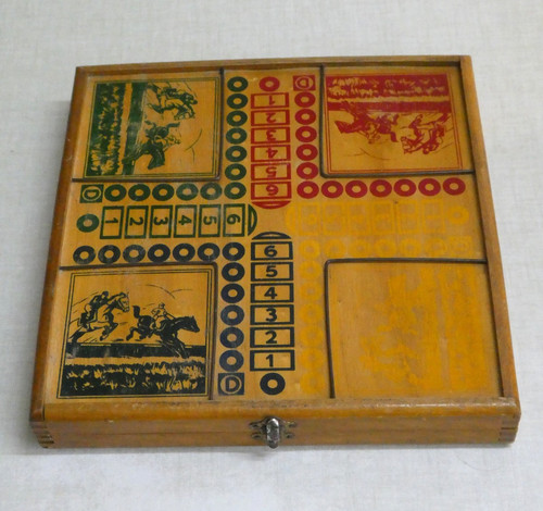 Ancienne boite jeu dames - boite,