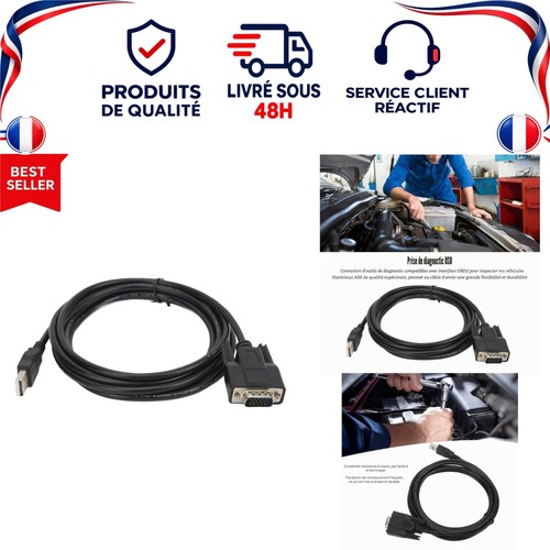 Câble diagnostic usb obd2 - câble,