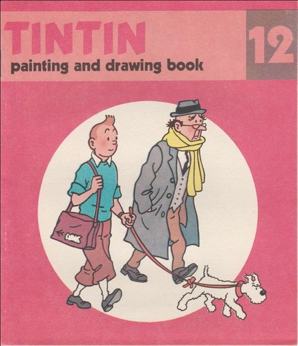 Tintin hergé painting - tintin,