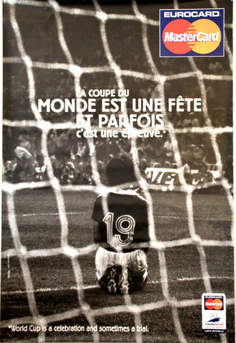 Mastercard affiche rare - -, affiche rare