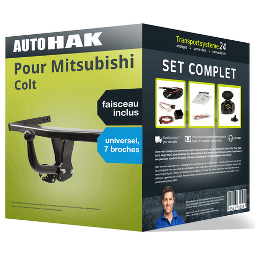 Attelage pour mitsubishi colt - attelage,
