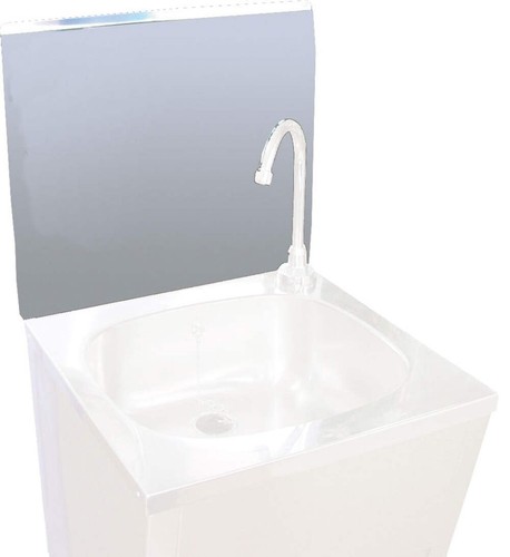 Dosseret inox amovible pour