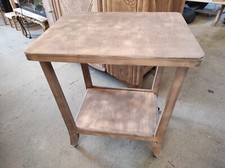 Ancien Chariot de service, Desserte en bois Table d'appoint 65x50,5cm par 77,5cm