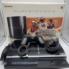 PS3 PlayStation 3 CECHL04 Pack Virtua Tennis Boîte Complète Rare