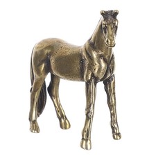 Sculpture Cheval Statue Artisanat En Laiton Décoration D'intérieur