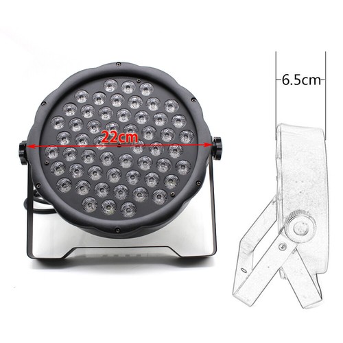 Slim par64 rgbw - dj, 54x3w