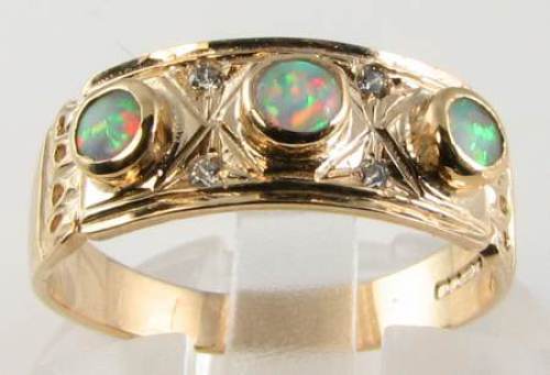 Bague jonc gypsy - jonc, jaune