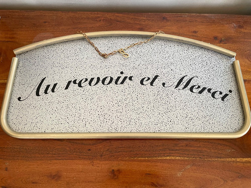 Grande plaque métal - plaque, bar