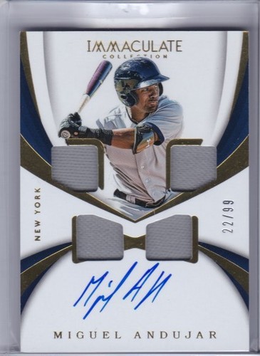 Miguel andujar 2018 immaculate - andujar,