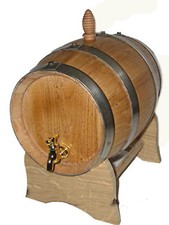 2 L Tonneau Artisanat Fût tonneaux en bois châtaigne  Fûts de vin