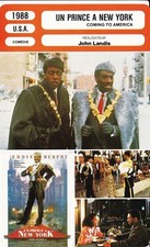 Fiche Cinéma - JOHN LANDIS - UN PRINCE À NEW YORK - 1988