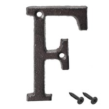 Lettre  3 Pouce Fonte Lettre F pour Domicile Boites aux Lettres Adresse