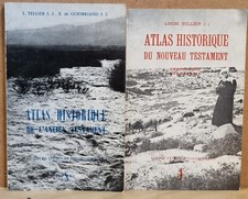 2 livres Atlas historique de l'ancien et le nouveau testament Louis TELLIER SPES