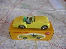 TRIUMPH TR 2 Jaune DINKY TOYS