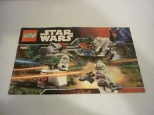 Lego Star Wars 7655 NOTICE SEULE 2007 VOIR DESCRIPTION