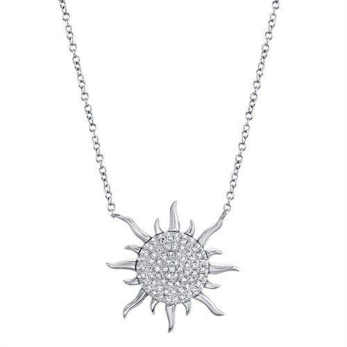 14k blanc diamant soleil - blanc,