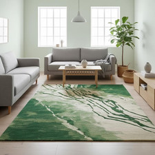 Tapis en laine touffeté à la