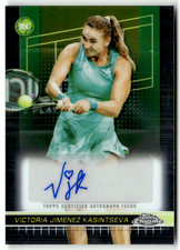 Topps Chrome 2024 Tennis No TCA-VJK Victoria Jimenez Kasintseva Rookie Auto